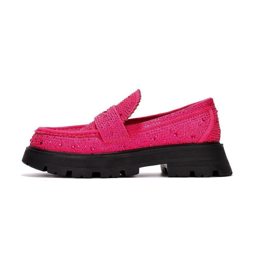 PINK RHINESTONES LOAFER - Picture 3 of 3